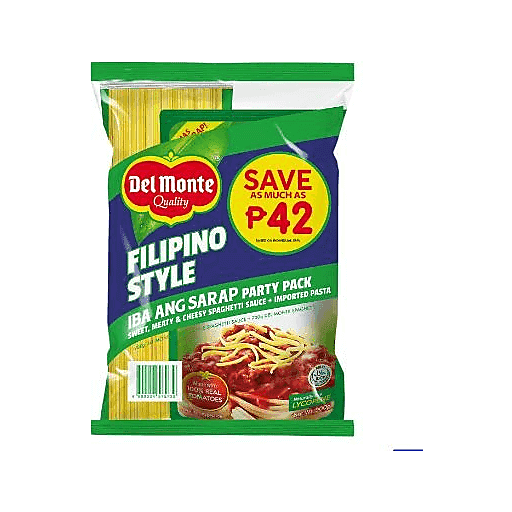 Del Monte Filipino Party Pack Spaghetti Sauce 900g + Spaghetti 700g