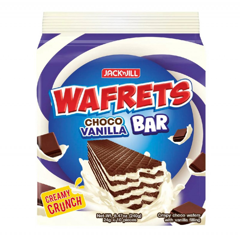Wafrets  Choco Vanilla Bar 24gx10