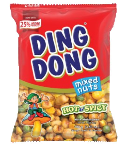 Ding Dong Hot & Spicy 100g