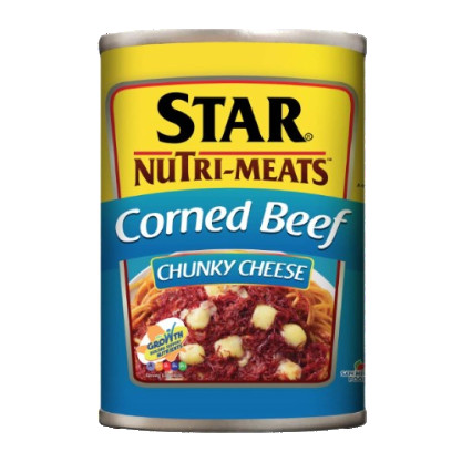 Purefoods Star Corned Beef Chunky Cheese 260g