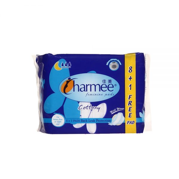 Charmee Heavy Flow Or Night Use With Wings 8+1