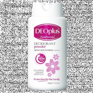 Deo Plus Natural Deodorant Powder with Licorice 40g