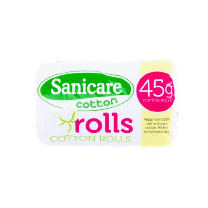 Sanicare Cotton Rolls 45g