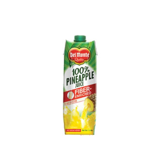 Del Monte Fiber Enriched Pineapple Juice 1L