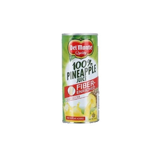 Del Monte Fiber Enriched Pineapple Juice 220ml