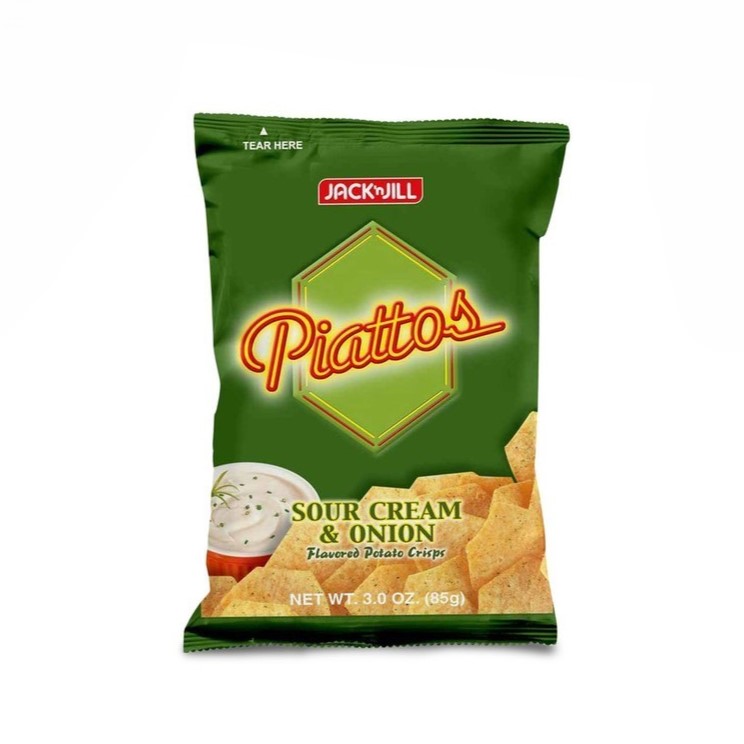 Piattos Sour Cream & Onion 85g
